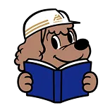 勉強するマスコットキャラクター